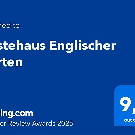Отель Gaestehaus Englischer Garten
